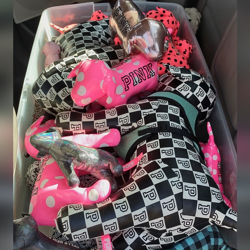 SOLD !SOLD !Very Large Lot of VS PINK DOGS.